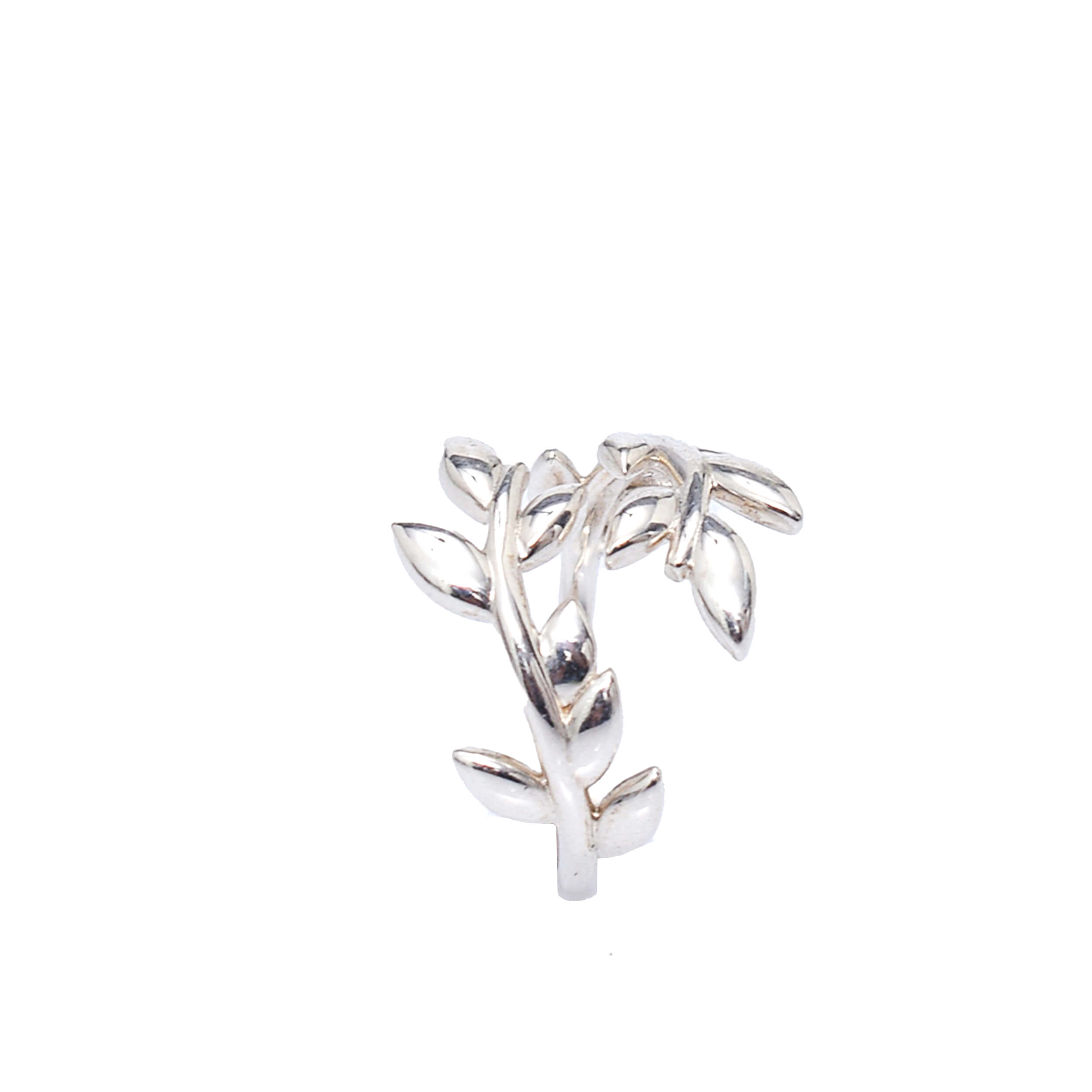 Tiffany&Co - Silver Olive Leaf Bypass Ring